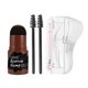 thumbnail image 1 of Kit de modelado de cejas One Step Beauty para recortar la línea del cabello y maquillar los ojos. Marron oscuro, 1 of 6