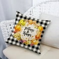 thumbnail image 4 of Guozer Thanksgiving Pillowcase 1PCS 18x18 In Fall Throw Pillow Covers Sofa Cushion Pillowcase Fall Decorations For Home Linen Pillowcase, 4 of 4