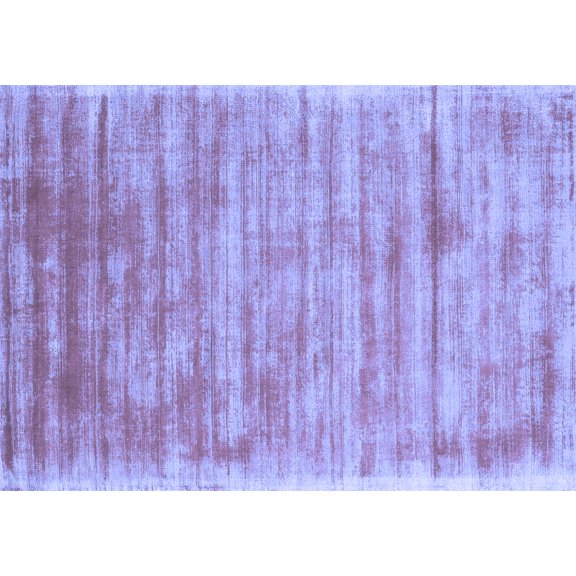 Ahgly Company Indoor Rectangle Abstract Blue Contemporary Area Rugs, 2' x 4'