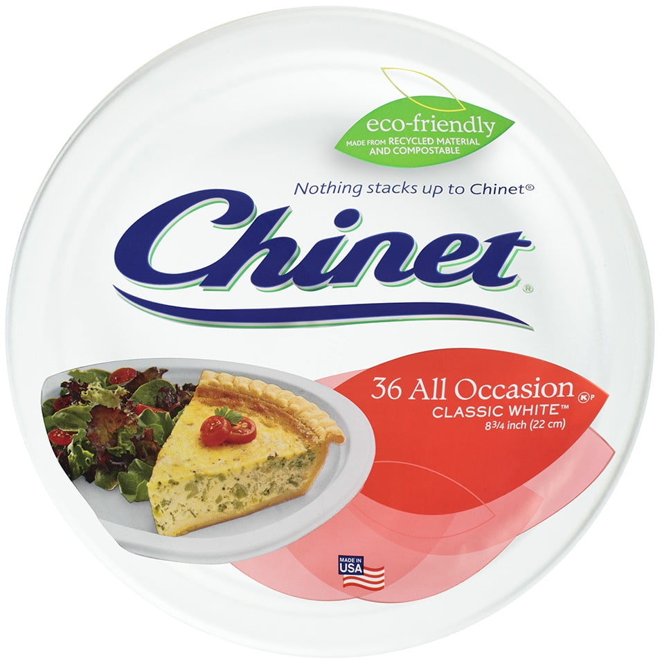 All Occasion Plates, Classic White, 36 Ct