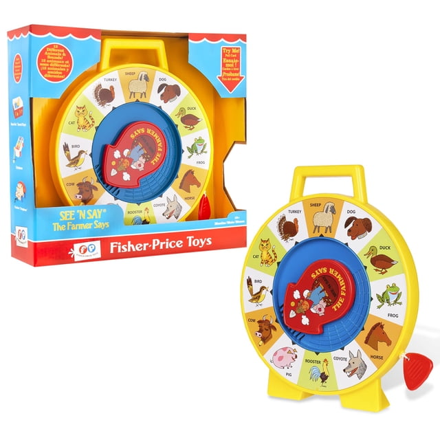 Juguete didáctico Fisher Price Classics Farmer Says See 'n Say Basic Fun Basic Fun