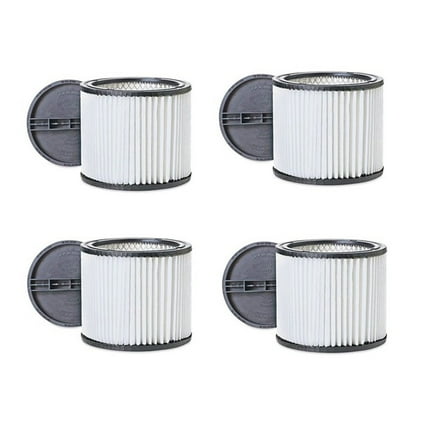 90304, 9030400, 90304-00, SV-90304, 88-2340-02 Wet/Dry Cartridge (4 Filter) Replacement Part For Shop Vac Model 86L550