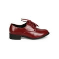 thumbnail image 2 of New Women Refresh Pebble Polished Leatherette Classic Lace Up Oxford Size, 2 of 5