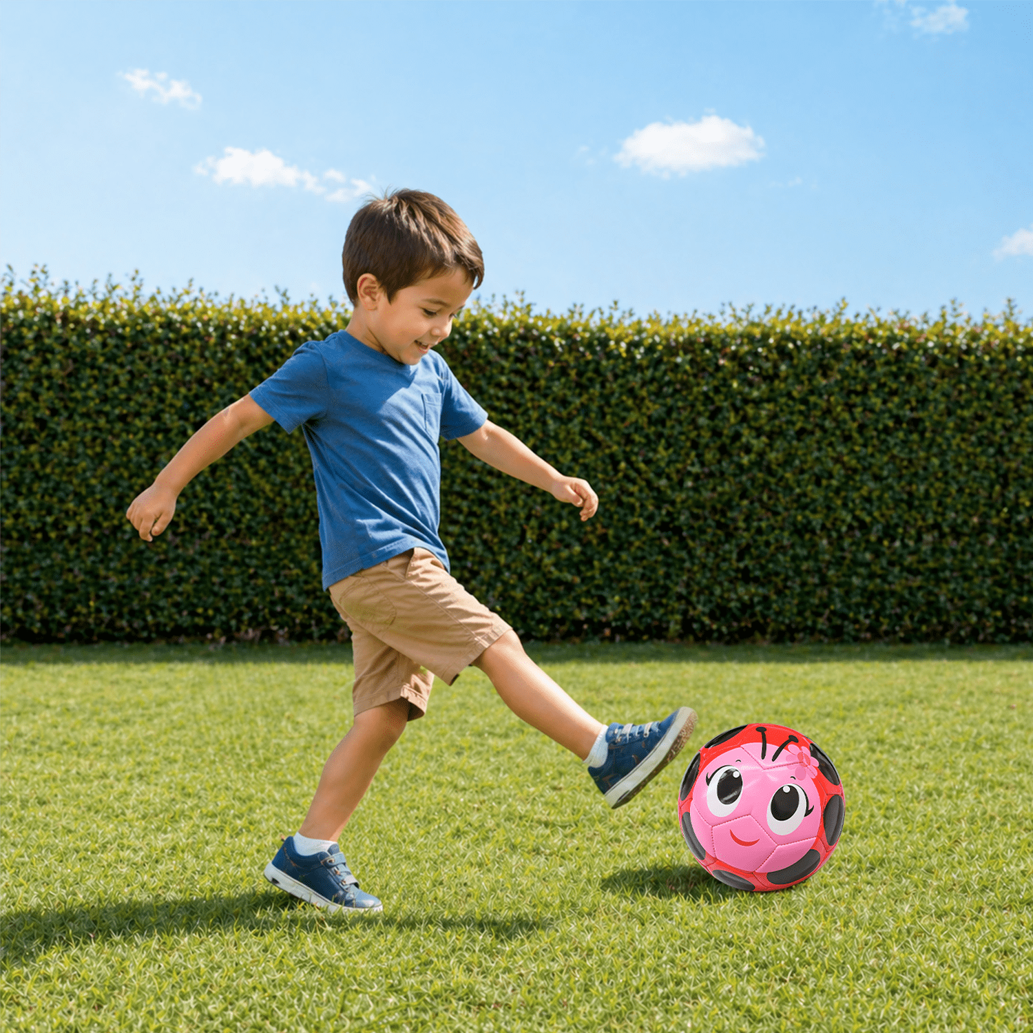 Little Tikes Soccer Pal Ladybug Soccer Ball, Active Play Toy for Toddlers and Kids, Ages 3 and Up