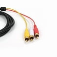 thumbnail image 2 of HDMI Male To 3 RCA AV Audio Video 5FT Cable Cord Adapter U7E3 Hot DVD New F B8P0 HDTV, 2 of 4