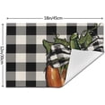 thumbnail image 5 of Fall Pumpkin Placemats 12x18 Inch Set of 4, Black White Plaids Pumpkin Table Place Mat Thanksgiving Autumn Orange Harvest Washable Table Mats Decorative Linen Fabric Table Mat for Dining Table, 5 of 6