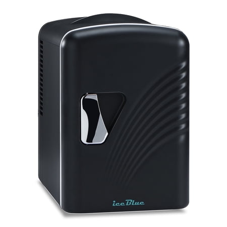 Iceblue Skincare Refrigerator  4L/6 Can Retro Mini Fridge，Cooler & Warmer for Home  Office & Dorm