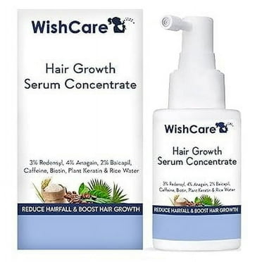 WishCare Hair Growth Serum: Reduce Hairfall & Boost Hair Growth, with Redensyl