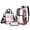 Axolotl Cherry Blossom, variant on ZUXONGSY Axolotl Cherry Blossom Print Clear Backpack 17" for School Girls and Boys 3Pcs Transparent Bookbag Set with Lunch Box and Pencil Case, Heavy Duty PVC Backpack for Kids Toddler Girls