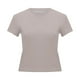 thumbnail image 5 of Camiseta de manga corta ajustada y moderna para mujer: corte ajustado y sexy, versátil con vaqueros/pantalones cortos, tejido suave para el verano, talla real, lavado en frío., 5 of 6