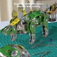thumbnail image 4 of TIMIFIS Dinosaur Assembly Diy Metal Dinosaur Model Kit for Boys Educational Screw Assembly Toy Gift Car Model, 4 of 8