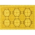thumbnail image 1 of Ahgly Company Indoor Rectangle Oriental Yellow Modern Area Rugs, 2' x 3', 1 of 4