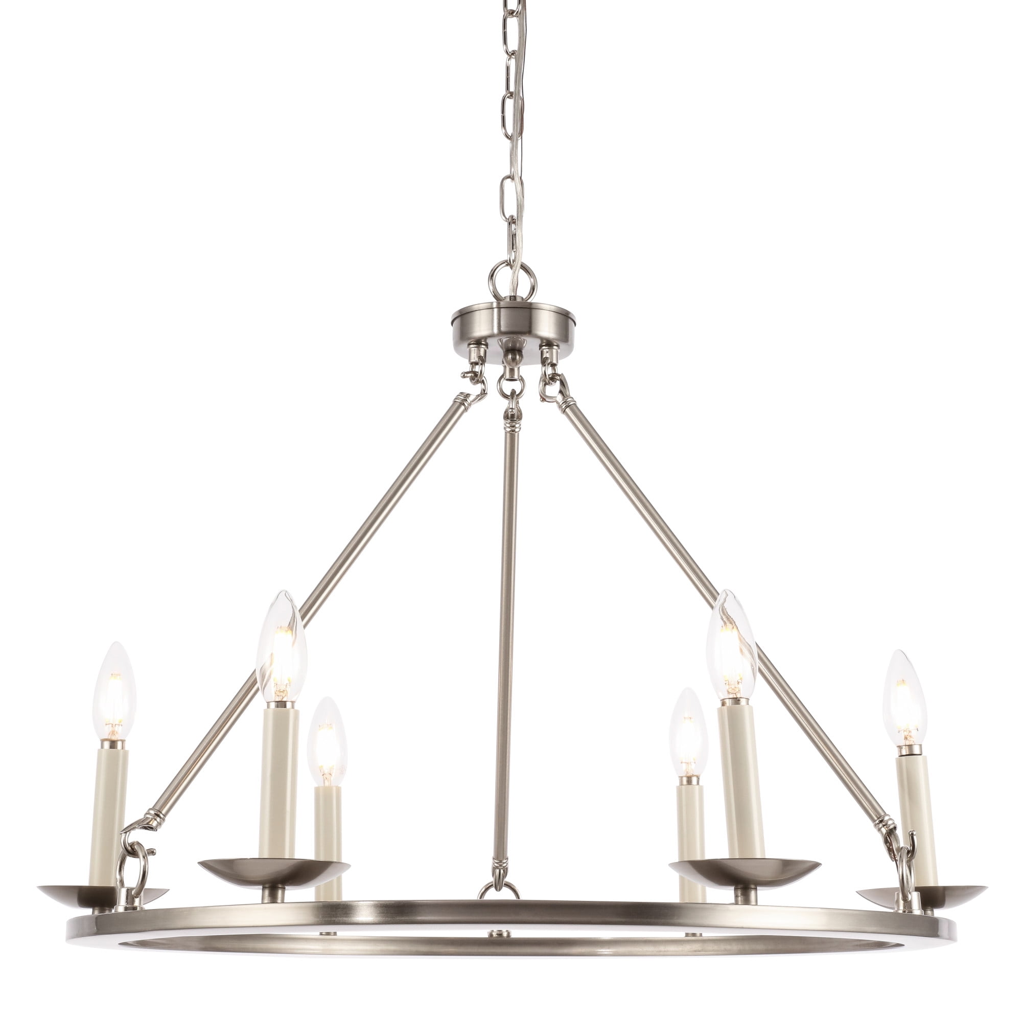 Elegant Lighting LD6010D26 Maine 6 Light 26" Wide Taper Candle
