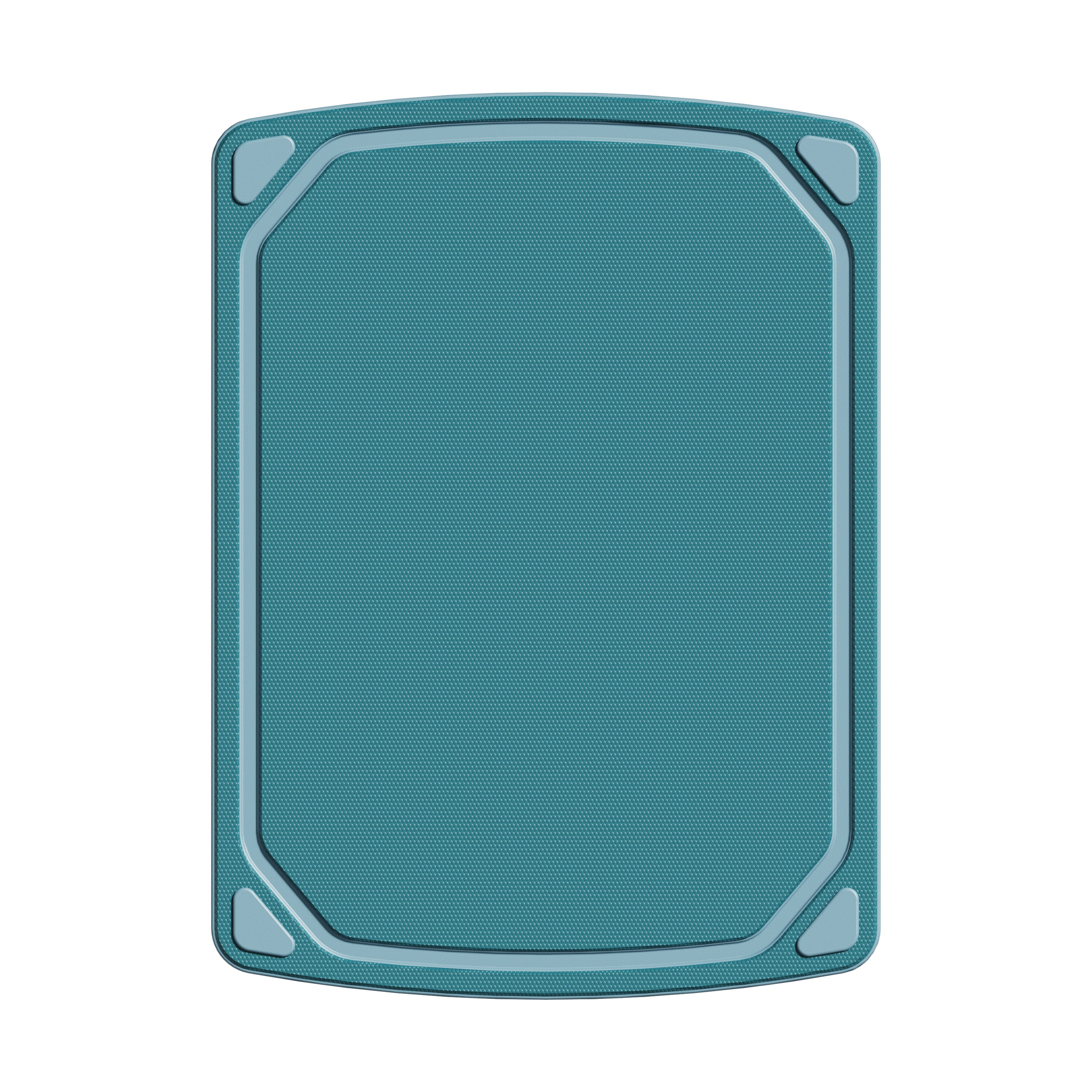 Mainstays 2 Pieces 8.5” x 11” and 10” x 14” Non-Slip Recycled Poly Cutting Board,  Blue Color