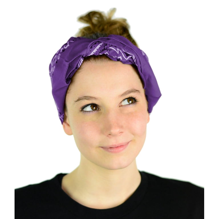 Large Bandanas 27 x 27 | Versatile Biker Rags | Classic Paisley