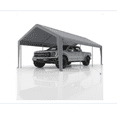 thumbnail image 7 of Ataucjin 13'x20' Heavy Duty Portable Garage, 1.0 mm Steel Poles & 180 g PE Waterproof Canopy, for Pickup Truck, and Boat, 7 of 7