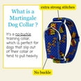 thumbnail image 3 of Country Brook Petz® 1 1/2 inch Blue Super Dog Martingale Collar, Large, 3 of 7