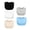 Black White Beige Grey Lightblue, variant on 5Pcs Women's Wearable Mock Camisole Bra Insert Overlay Modesty Panel Vest Multiple Colors Available