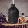 thumbnail image 4 of Humidificador de aire con forma de jarrón Humidificador de aromaterapia para el hogar (negro) Likrtyny Libre de BPA, 4 of 6
