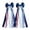 B, variant on US 250 2 Pcs Patriotic Western Boot Bows, 4th of july decorations, Durable Lace And Satin Ribbon Independence Day Shoe Accessories for Line Dancing Events, Holiday Parades & Rodeo Festival Decor