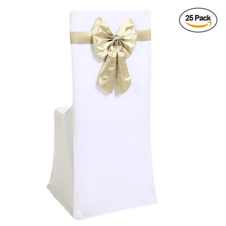Satin Chair Bow Tie Bowknot Decoration For Wedding Reception