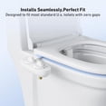 thumbnail image 3 of Bidet Attachment for Toilet，Ultra-Thin Toilet Sprayer，Non-Electric Dual-Nozzle Design (Female Front/Rear Cleansing)，Adjustable Water Pressure，Easy to Install，Toggle Switch, 3 of 7