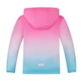 thumbnail image 2 of MGEOY Kids Waterproof Rain Jackets Lightweight Raincoats Knitted Mesh Lining Hooded Windbreaker for Boys Girls 4-12Y, 2 of 7