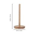 thumbnail image 6 of Raindrops Toilet Paper Holder Wooden Brown Simple Design Home Decoration 1Pack 12.6x5.9in, 6 of 8