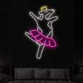 thumbnail image 2 of Craftnamesign Cow Dancing Neon Sign, Nursery Kid Room Decor, Cow LED Sign, 2 of 4