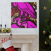 Vultures Roosting Besides - Canvas