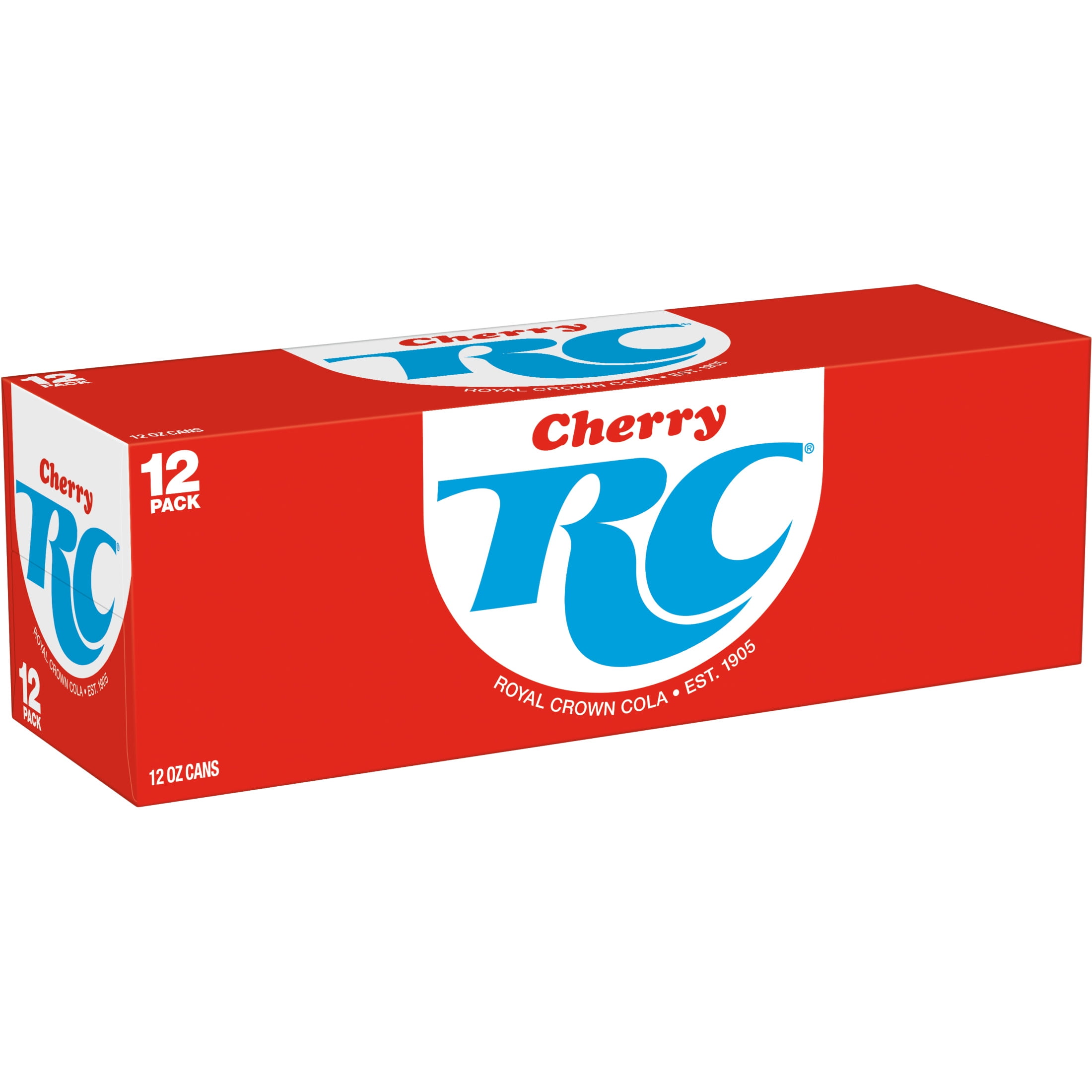 RC Cola Cherry Soda Pop, 12 fl oz, 12 Pack Cans