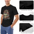 thumbnail image 3 of OUSIMEN T-Shirts Graphiques Skull pour Hommes et Femmes - 6TG, 3 of 4