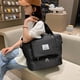 thumbnail image 5 of Bolsa de viaje grande, bolsa expandible para gimnasio, equipaje de mano para mujer con funda para carrito, bolsillo impermeable, bolsas de lona de viaje, contenedores de almacenamiento de viaje, 5 of 7