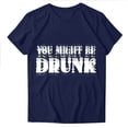 thumbnail image 5 of Short Sleeve Shirt for Women Trendy Y2k Style Casual Summer T Shirts Crewneck Comfy Basic Tee Top Dark Blue S, 5 of 5