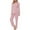 Pink, variant on Lounge Sets for Women Two Piece Travel Outfits Sweatsuits 2 Piece Fashion 2024 Trendy Pajamas Pink M