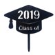 thumbnail image 5 of Black Class of 2019 Felicitaciones Grad Cake Topper Acrílico Graduación Pastel Decoraciones Suministros para fiestas, 5 of 8
