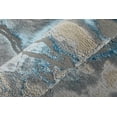 thumbnail image 6 of Feizy Jewel Modern Abstract, Taupe/Blue/Tan, 6'7" x 9'6" Area Rug Easy Care Stain Resistant Fade Resistant Bohemian & Eclectic Watercolor Floor Rug for Living room Bedroom, 6 of 10