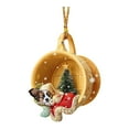 thumbnail image 3 of Adorno Colgante de Perro de Navidad Soledad 2 Piezas Acrílico, 3 of 10