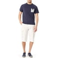thumbnail image 3 of Unionbay Men's Cordova Belted Cargo Short Messenger - - White, 3 of 4