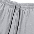 thumbnail image 3 of cfhntfmh Men's Workout Sweat Shorts Knee Length Lounge Shorts with Pockets Loose-Fit Wide Leg Shorts for Running Basketball, 3 of 6