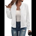 thumbnail image 1 of Chaqueta Informal de Mujer con Cuello Alto y Cremallera, Ideal para Otoño. Conjuntos con Bolsillos. L, 1 of 9