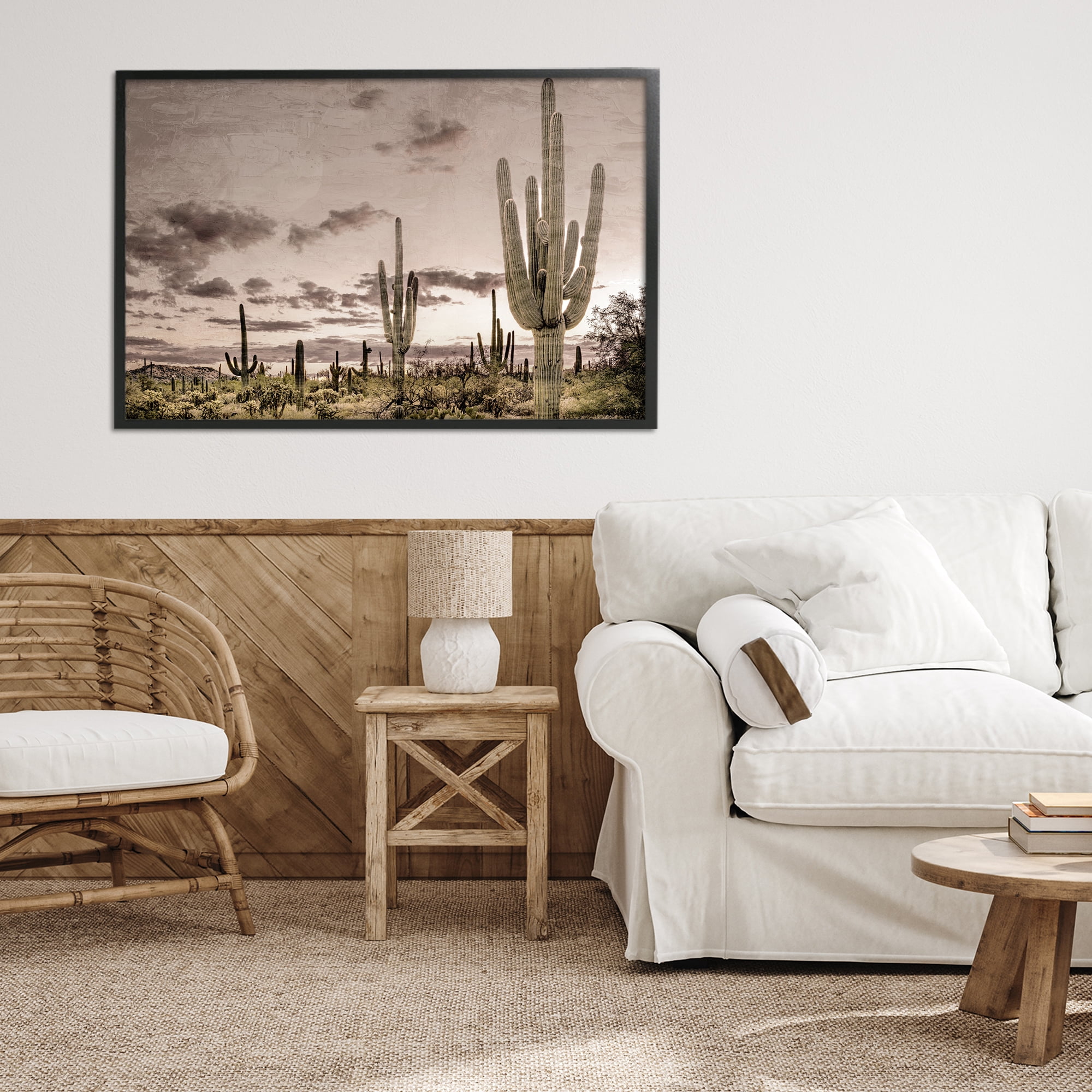 Stupell Industries Desert Sky Wilderness Black Framed Giclee Art, design by Kim Allen