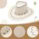 thumbnail image 4 of Sombrero de 56-58 cm de circunferencia, sombreros para el sol para hombres y mujeres, sombreros para el sol con protección solar para exteriores de verano con ala grande, 4 of 5