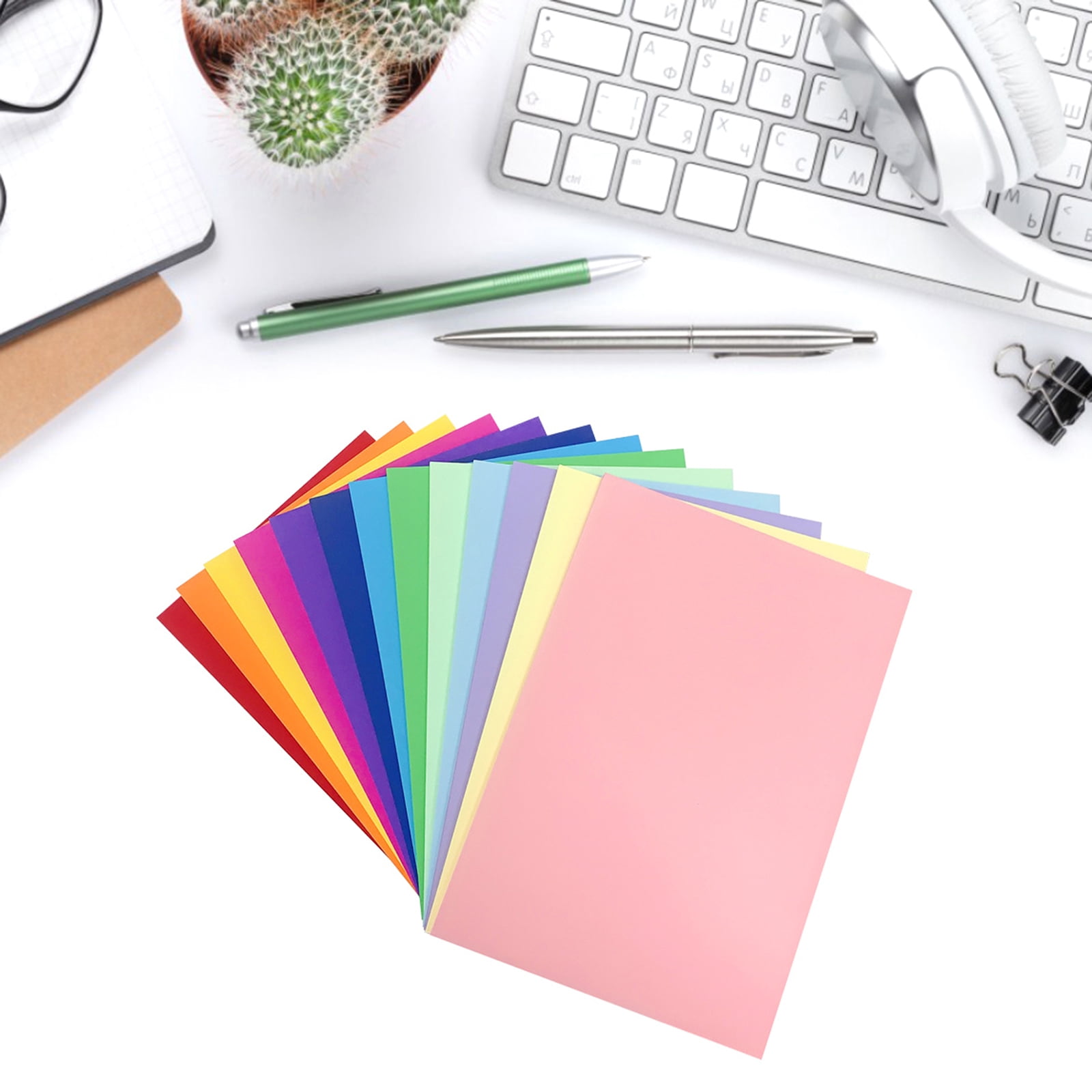50 Sheets Colorful 8K Folding Paper Double Sided for Art Craft, DIY Arts, School, Coloured Paper, Handmade Folding Paper