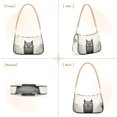 thumbnail image 2 of Monster Cat Houses TowersWomen Small Shoulder Bag Crossbody Tote Hobo Bags Purse Clutch Handbags with Chain Strap for Women, 2 of 7