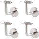 thumbnail image 1 of 4 Pieces Of Stainless Steel Handrail Bracket, Wall Bracket, Home Improvement Staircase Handrail (silver)--, 1 of 2