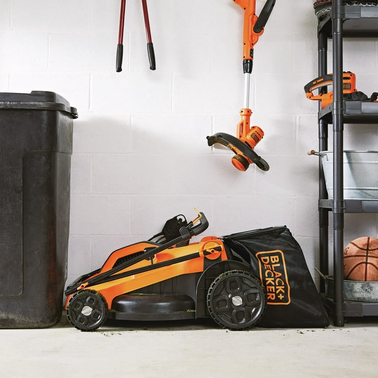 BLACK+DECKER 20 in. 13 AMP Corded Electric Walk Behind Push Lawn Mower  MM2000 - The Home Depot