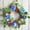 K, variant on Nkmbld Patriotic Wreath, 4th of July Wreaths, Independence Day Wreath Red White Blue Flower Wreath for Veterans Day Memorial Day Flag Day Wall Window Decor