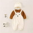 thumbnail image 5 of MZXELPRJD Baby Bodysuit Baby Girls Cartoon Girls Clothing Set Chick Hooded Thick Romper Boys Matching Sets Toddler Boy Sets 3t Girls Clothes 5t Outfits, 5 of 6