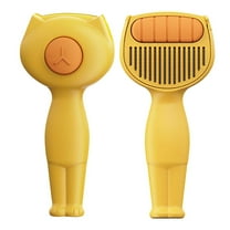 Hwkond Cat Hair Brush Knot-opening And Hair Removal Pet Comb, Automatic Brush Hair Removal Needle Comb